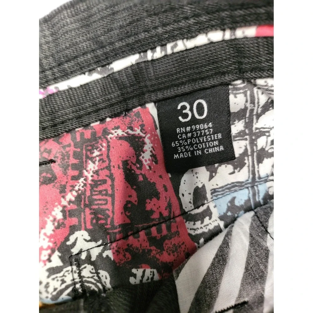 Vintage Y2K Billabong Mens Baggy Skater Pants Grey Plaid Size 30 x 30 Streetwear
